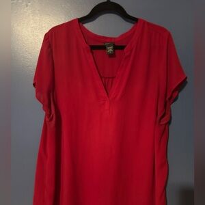 Torrid Bold Red Blouse